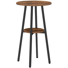 HOOBRO Bartisch Höhenverstellbar 95 cm Stehtisch Bistrotisch Tisch Partytisch