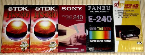Neu ovp 4x - ovp, videokassetten