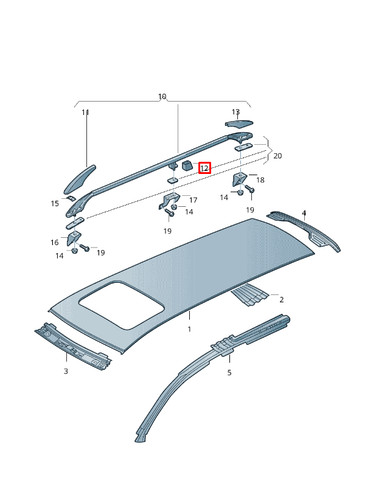 Echtes passat dachreling - echtes, vw