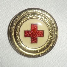 DDR Abzeichen - DRK - Deutsches Rotes Kreuz - FÜR VERDIENSTE - Gold