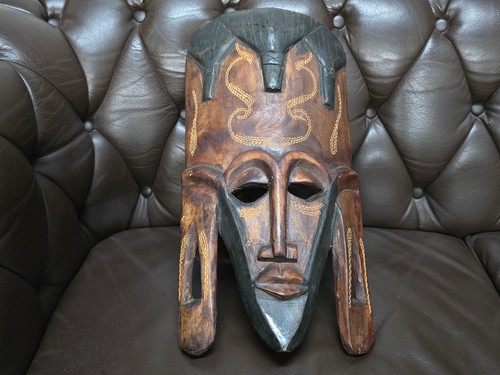 Afrikanische holzmaske - afrikanische,