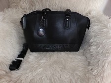 Sansibar Handtasche, Umhängetasche, Schultertasche, schwarz, Neu