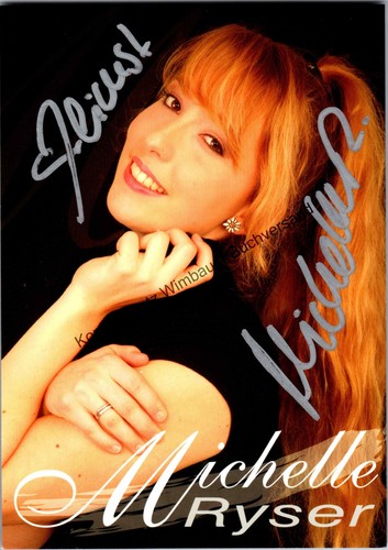 Original autogramm michelle - autogramm,