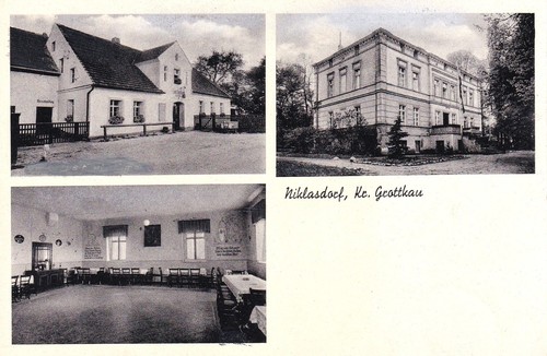 Niklasdorf gasthaus und - ak,