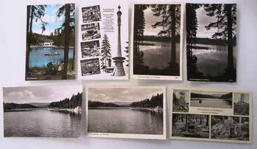 Postkarten lot fichtelsee - 7, x