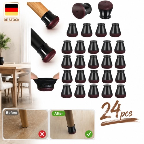 Stuhlbeinkappen stück schwarz - stuhlbeinkappen,