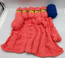 Schachenmayr Strickwolle Nomotta Allegro, 100% Synthetics, Lachs, Blau, 760 G