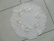 kleine runde Decke, Tischdecke, rundes Deckchen, Deko, Zierdeckchen, neuwertig