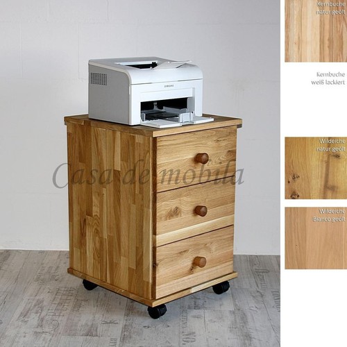Rollcontainer buche eiche - buche,