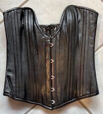 Lederkorsett m. Schnürung v
