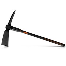 HECHT Kreuz Spitzhacke 91 cm Länge Fiberglaskern Gummigriff Kreuz Hacke Pickel