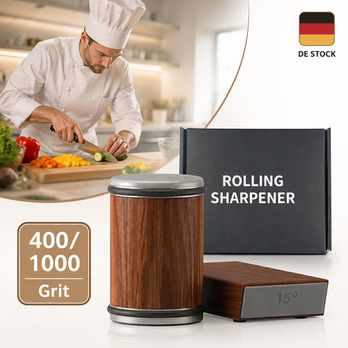 Messerschärfer mit rollsystem - mit,