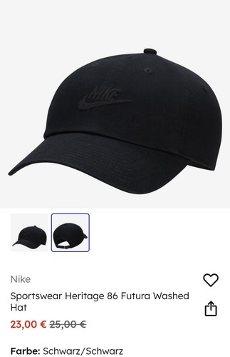 Nike cap schwarz heritage - nike,