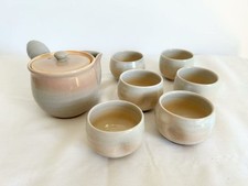 Japanische Teekanne/Kyusu, Hagi-Keramik