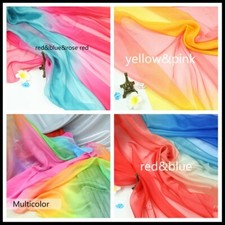 Farbverlauf Chiffon Stoff