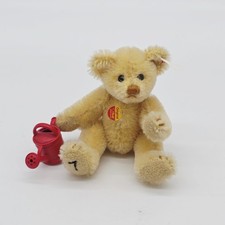 Steiff 027307 Ewiger Kalender Teddybär mit Gießkanne Juli 10 cm Mohair