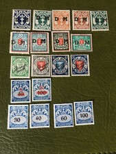 Briefmarken Danzig Dienstmarken Mix ungebraucht mit Falz