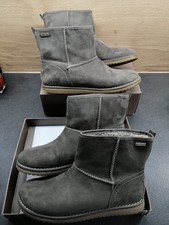 Tamaris 2 x Winter-Stiefeletten 40 Damen Beige Braun Greige Warm  Neue Sohlen 