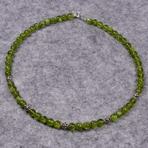 Peridot halskette 925er - peridot,