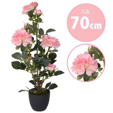 XL Kunstpflanze Rosen im Topf