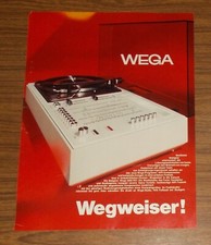 Seltene Werbung vintage WEGA