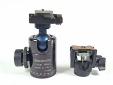 2x Manfrotto Kugelkopf Proball 468RC mit Friktionskontrolle + Neigekopf #234