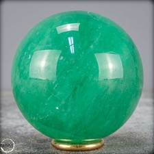 Natürliche Grüne Fluorit Kristallkugel, Spitzenqualität - 547,38g - 69mm