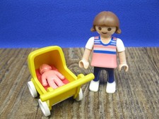 Mädchen Puppenwagen Puppe Figur Kind Puppenhaus City Playmobil G521