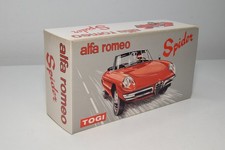 B75 1:23 ORIGINAL EMPTY BOX TOGI ITALY ALFA ROMEO SPIDER VERY RARE!