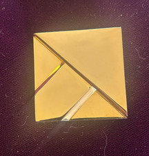 Brosche Karl Lagerfeld KL Homme quadratisch