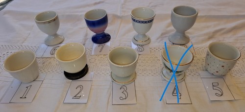 Eierbecher sammlung - eierbecher,
