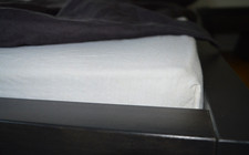 Leinen Spannbettlaken, Reinweiß, 90, 140, 160, 180, 200x 200 cm, stone washed