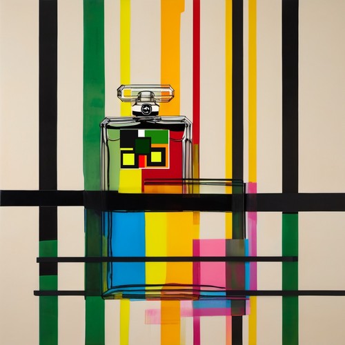 Pop art bilder parfum - ,