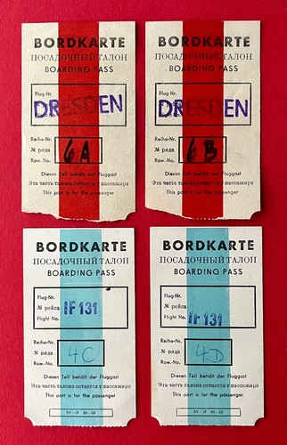Ddr bordkarte boarding - ddr,