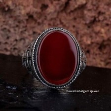 Roter Onyx Edelstein 925