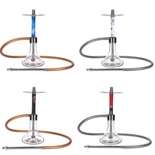 Mr. Eds E23 Shisha Wasserpfeife Hookah Edelstahl Epoxy mit Schlauch & Mundstück