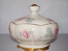 Seltene Bonboniere Dose mit Deckel Plätzchendose Rose Fein Bayreuth Sophienthal