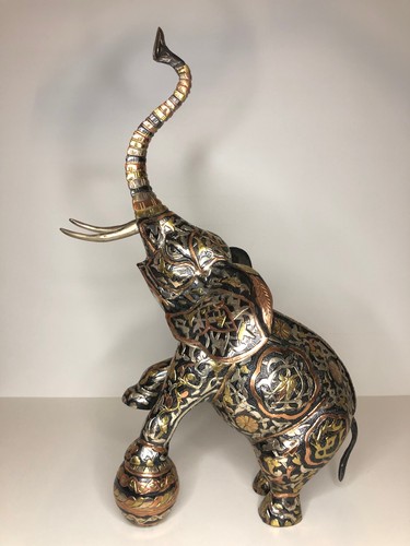 Vintage messing elefant - vintage,