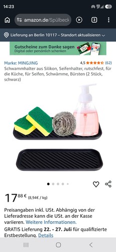 Silikon schwammhalter - silikon,