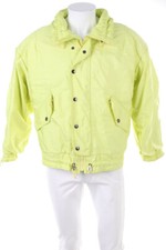 L´AGRESSION Ski-Jacke 90s 90er Vintage XS neon-gelb