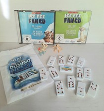 Ice Age , Computer Spiele , Kinder Pinguin+Domino Spiel von Real+2 Ü Ei figuren 