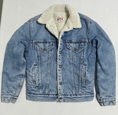 Vintage levi sherpa trucker - levi's,