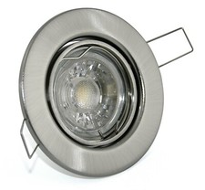 LED Einbaustrahler Edelstahl gebürstet Einbauspot Niedervolt GU5.3 MR16 12V