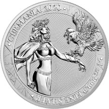 Mark silberunze germania - mark,