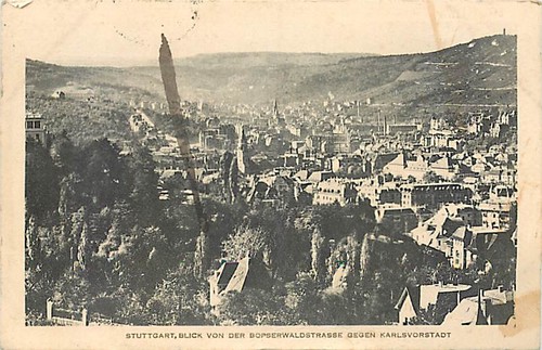 Stuttgart blick d - stuttgart, v.d