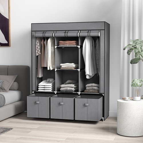Homcom stoffschrank - homcom,