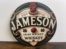 JAMESON Whiskey Holzschild 20cm Werbeschild Retro Vintage Whisky