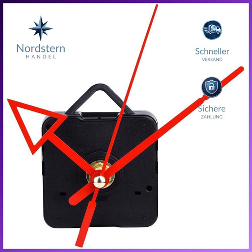 Wandaufkleber wanduhr - 3d,