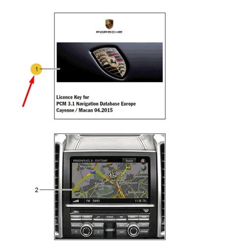 Porsche cayenne 9pa navi - porsche,