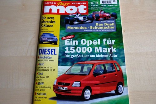 Mot 1998 mercedes clk - mot,